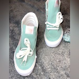 New men’s vans blue,beige,pink